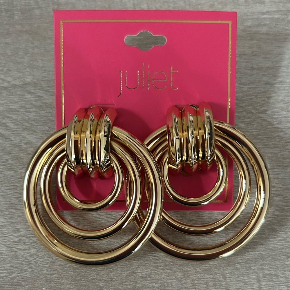 Juliet Infinity Circle Statement Earrings